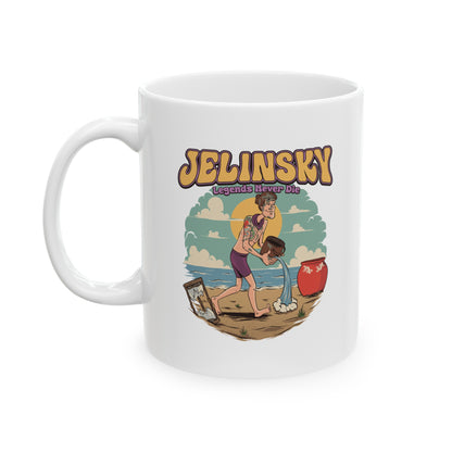 Jelinsky "Legends Never Die" Mug